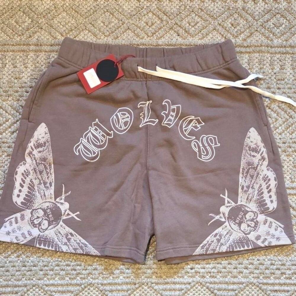 Darc Sport Moths End Oversized Post Lounge Sweat Shorts Size Large NWT